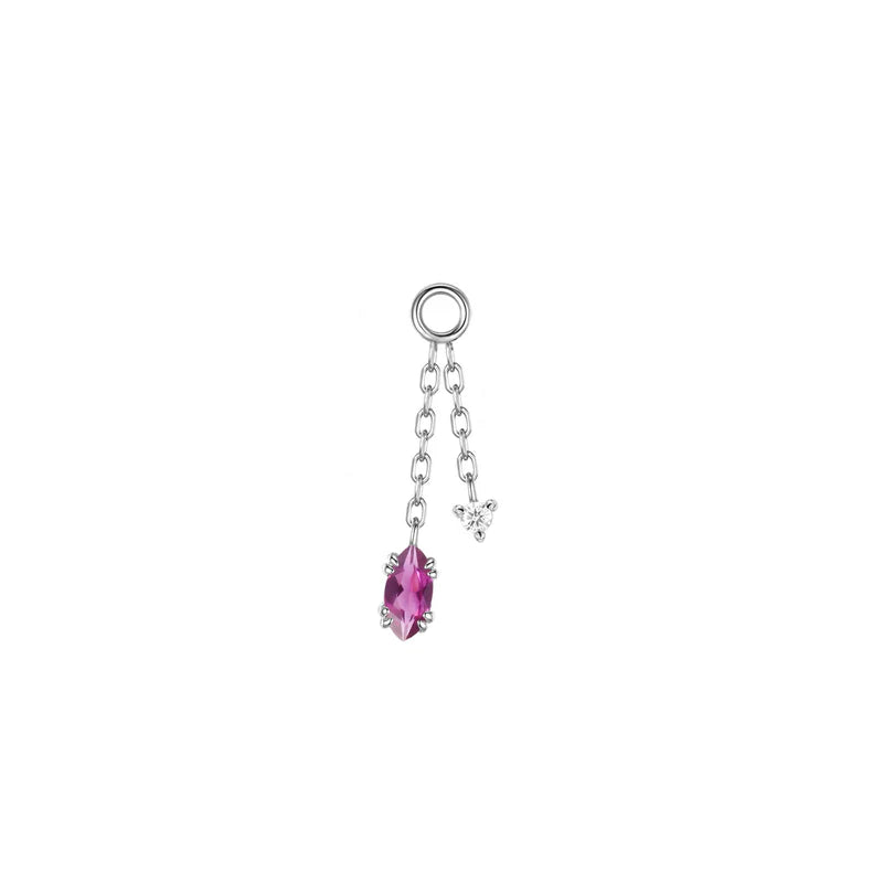 Georgia Diamond Double Dangle Charm from Modern Mood