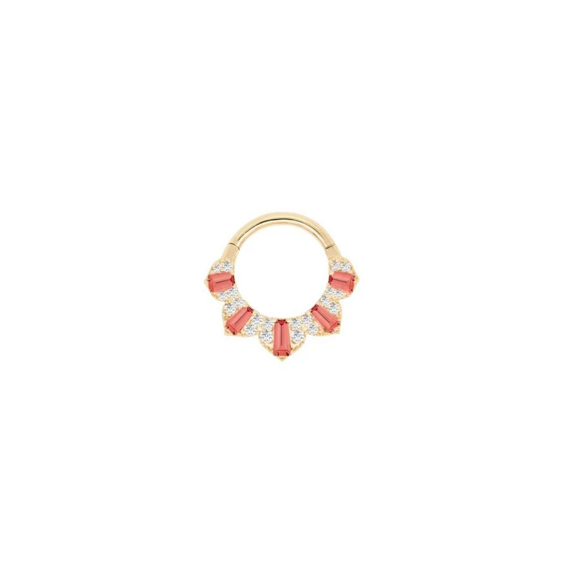 Gilty Pleasure with Garnet and Diamond Clicker — Buddha