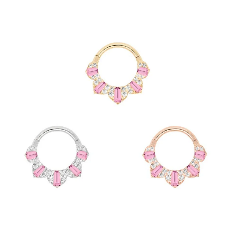 Gilty Pleasure with Pink Tourmaline and Diamond Clicker From Buddha