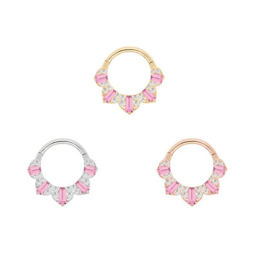 Gilty Pleasure with Pink Tourmaline and Diamond Clicker From Buddha