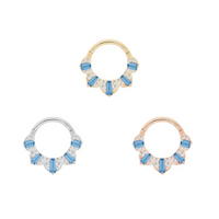 Gilty Pleasure with London Blue Topaz and Diamond Clicker — Buddha