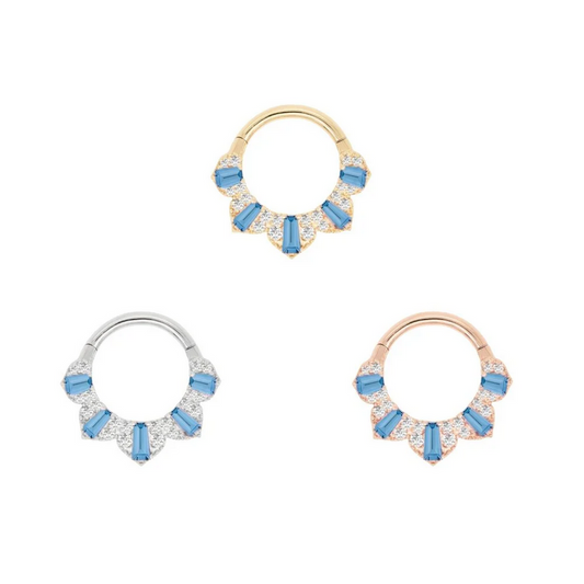 Gilty Pleasure with London Blue Topaz and Diamond Clicker From Buddha