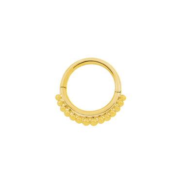 Gold Beaded Clicker (Halo) — Junipurr