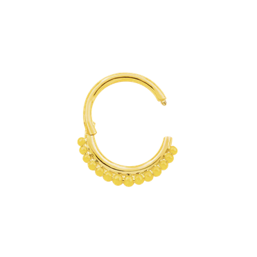 Gold Beaded Clicker (Halo) — Junipurr