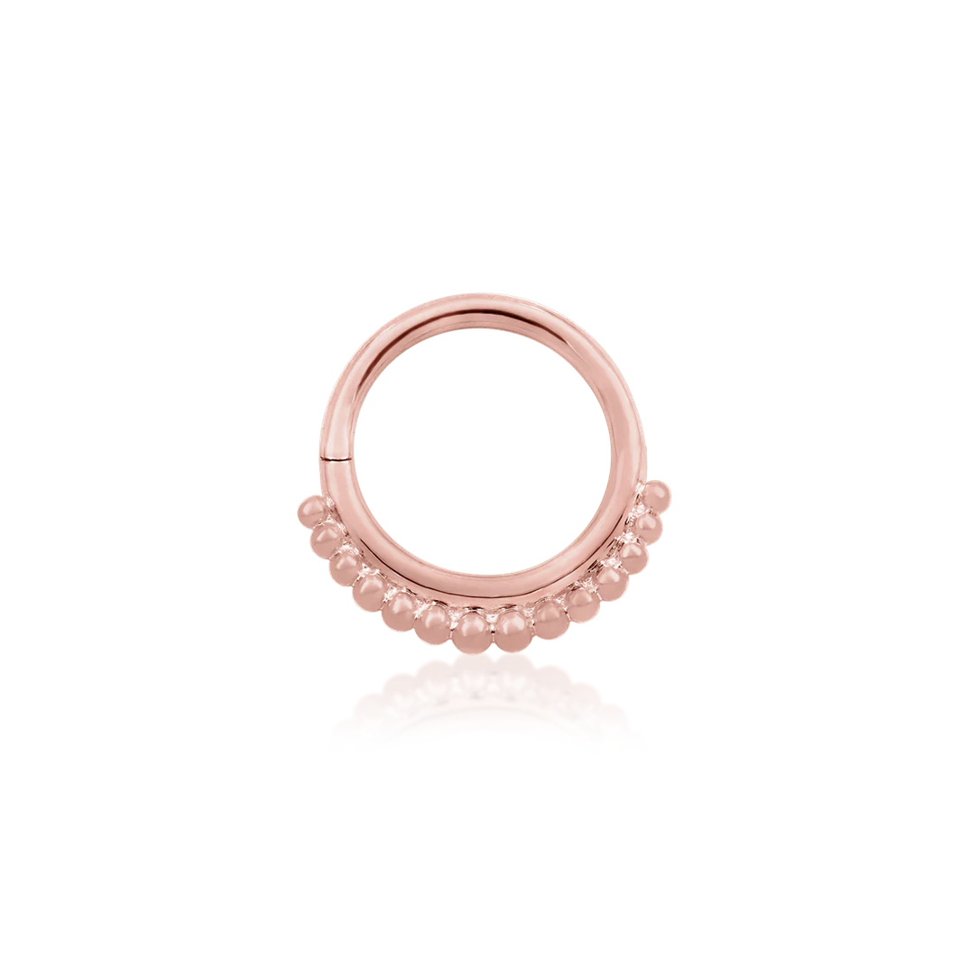 Gold Beaded Seam Ring from Junipurr