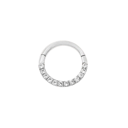 Gold CZ Clicker (Halo) from Junipurr