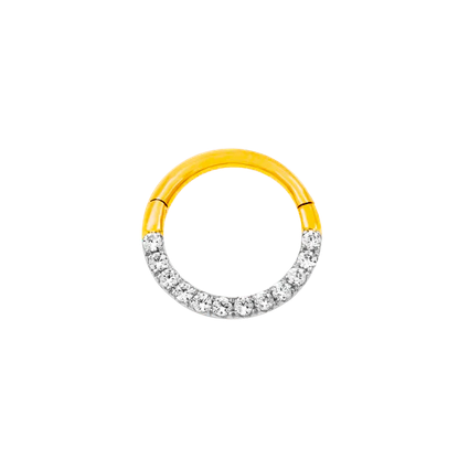 Gold CZ Clicker (Halo) — Junipurr