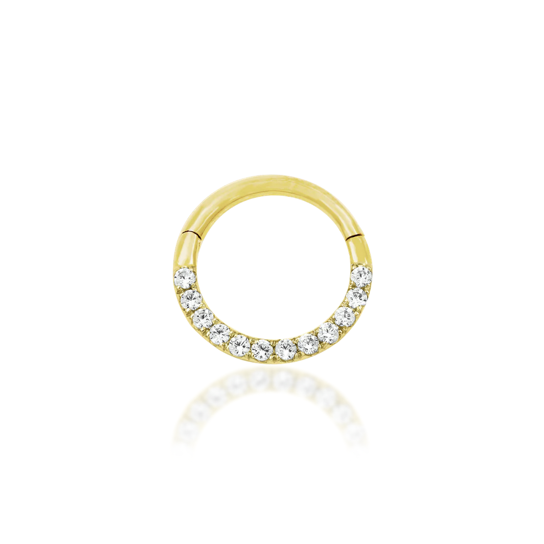 Gold CZ Clicker — Junipurr