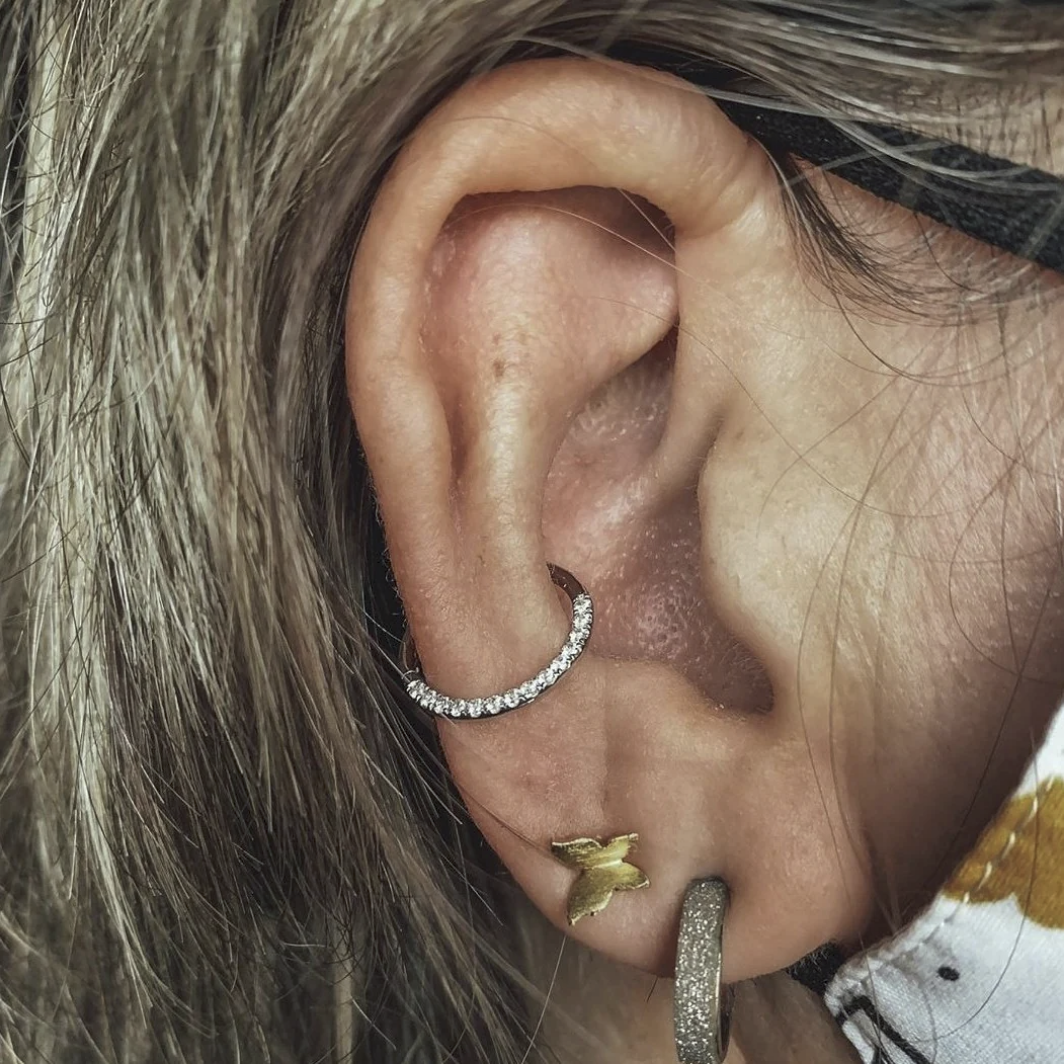 Gold CZ Clicker — Junipurr