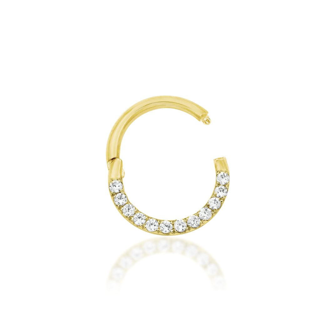 Gold CZ Clicker — Junipurr