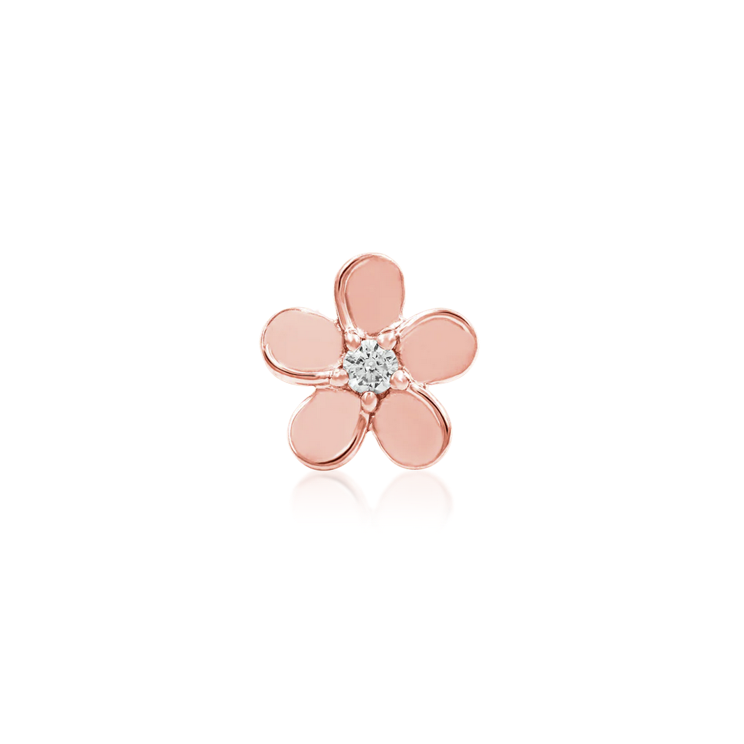 Gold CZ Flower — Junipurr