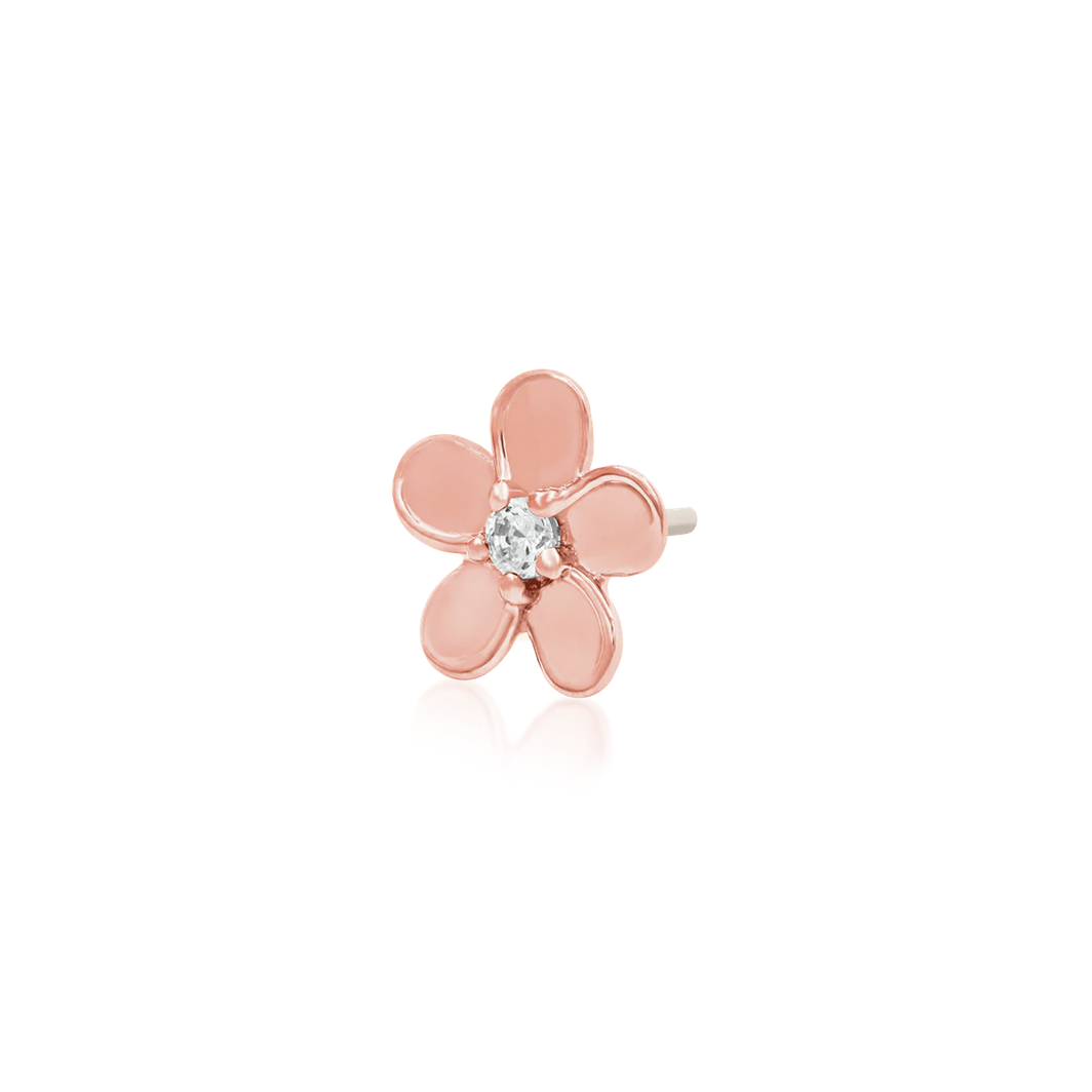 Gold CZ Flower — Junipurr