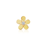 Gold CZ Flower — Junipurr
