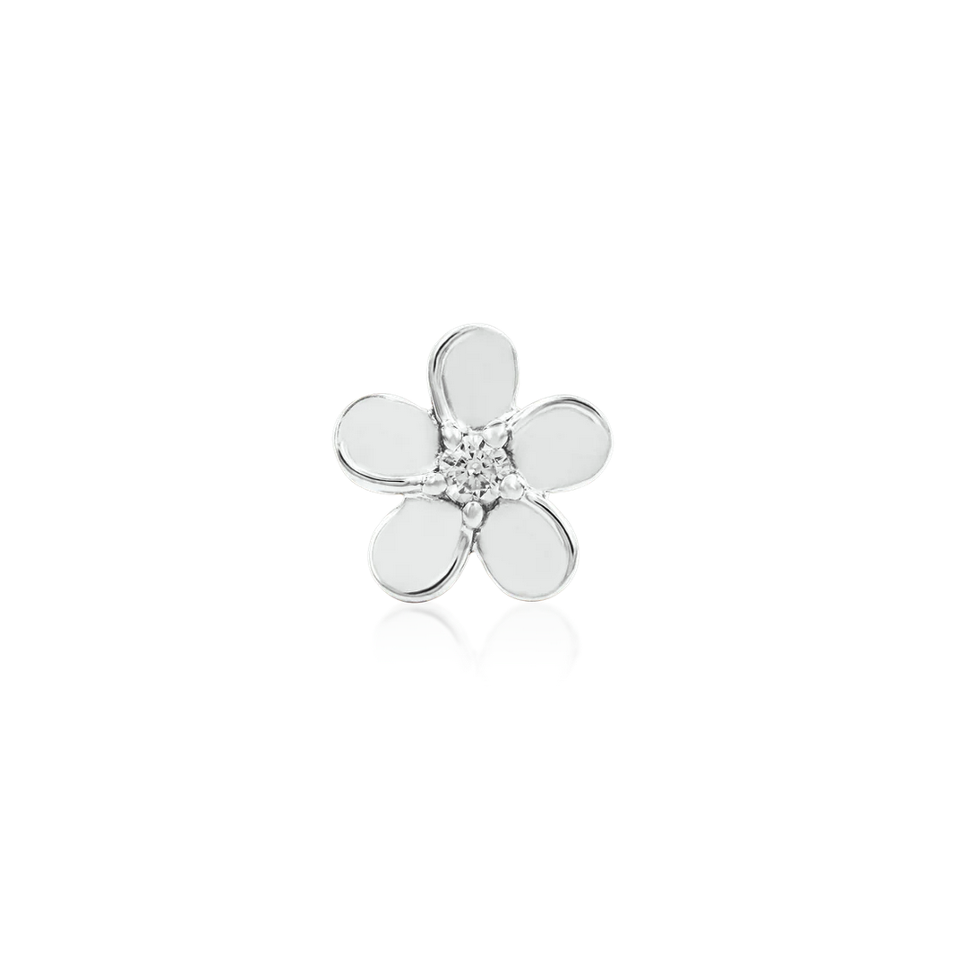 Gold CZ Flower from Junipurr
