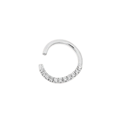 Gold CZ Seam Ring (Halo) — Junipurr