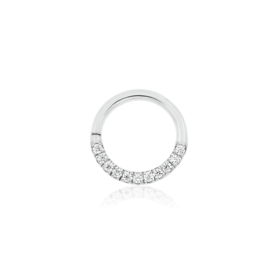 Gold CZ Seam Ring — Junipurr