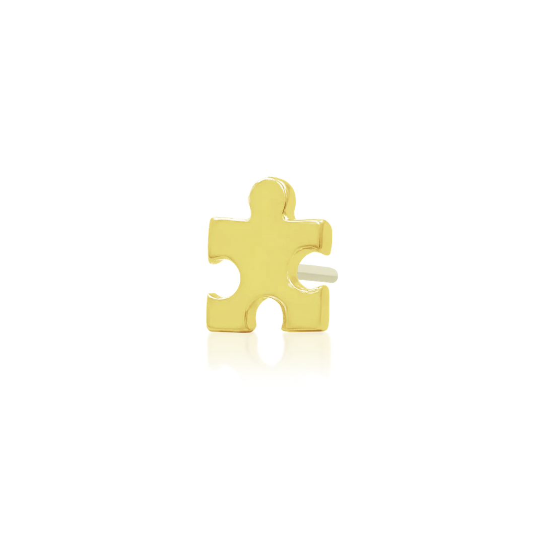 Gold Puzzle Piece — Junipurr