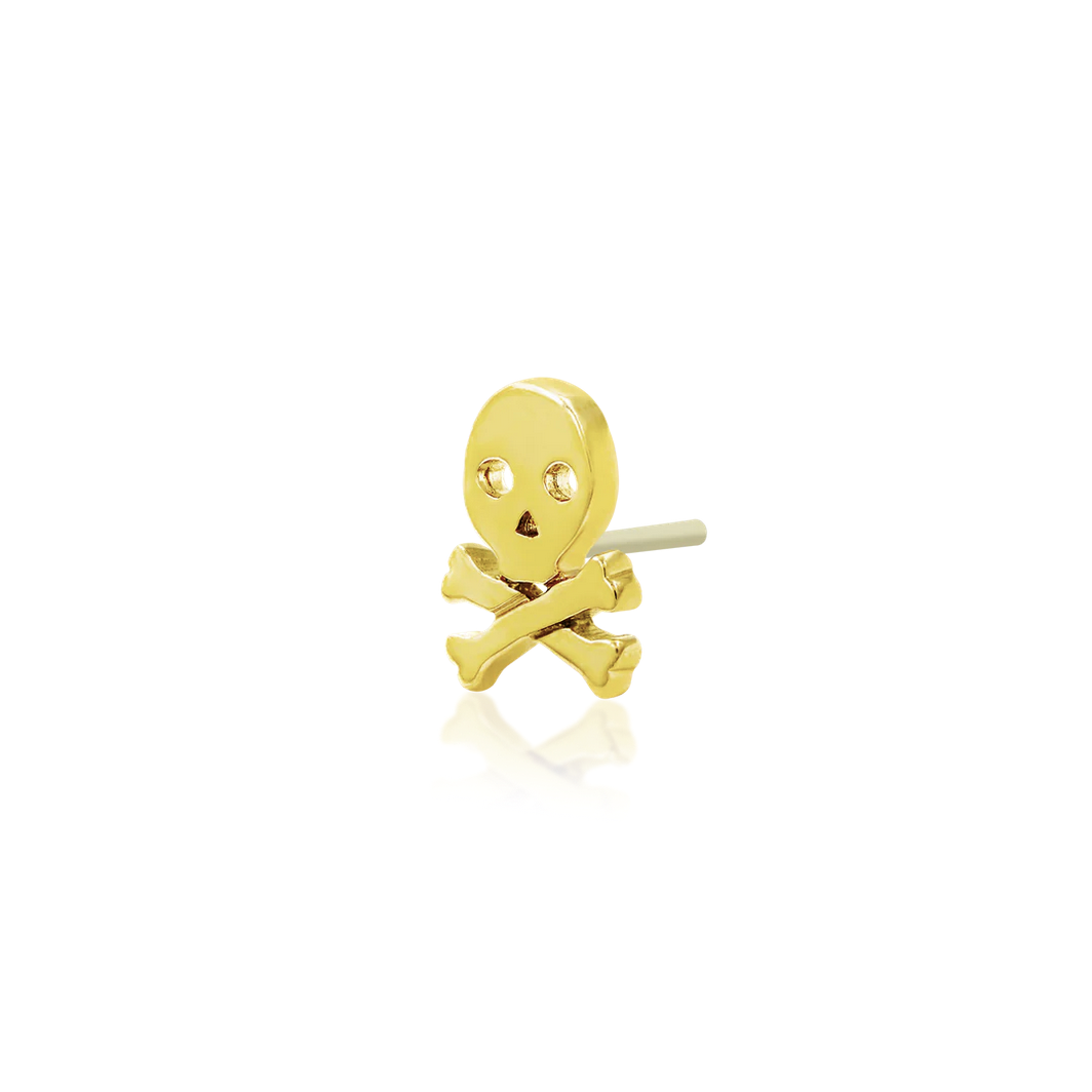 Gold Skull and Crossbones — Junipurr