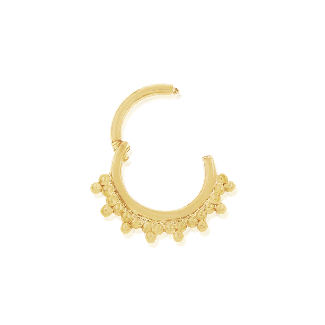 Gold Tri-Bead Clicker — Junipurr