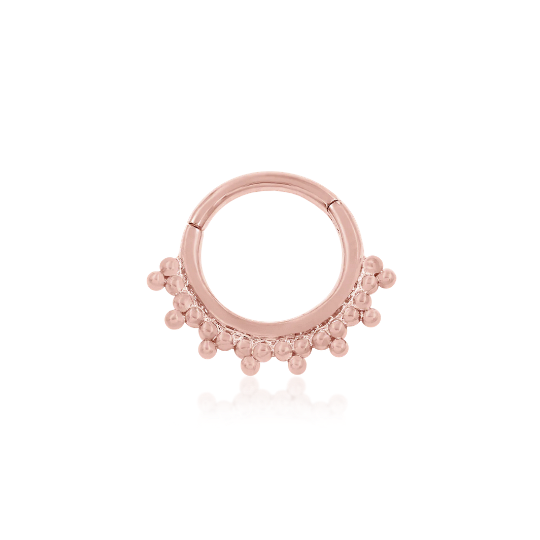 Gold Tri-Bead Clicker — Junipurr