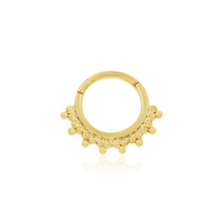 Gold Tri-Bead Clicker — Junipurr