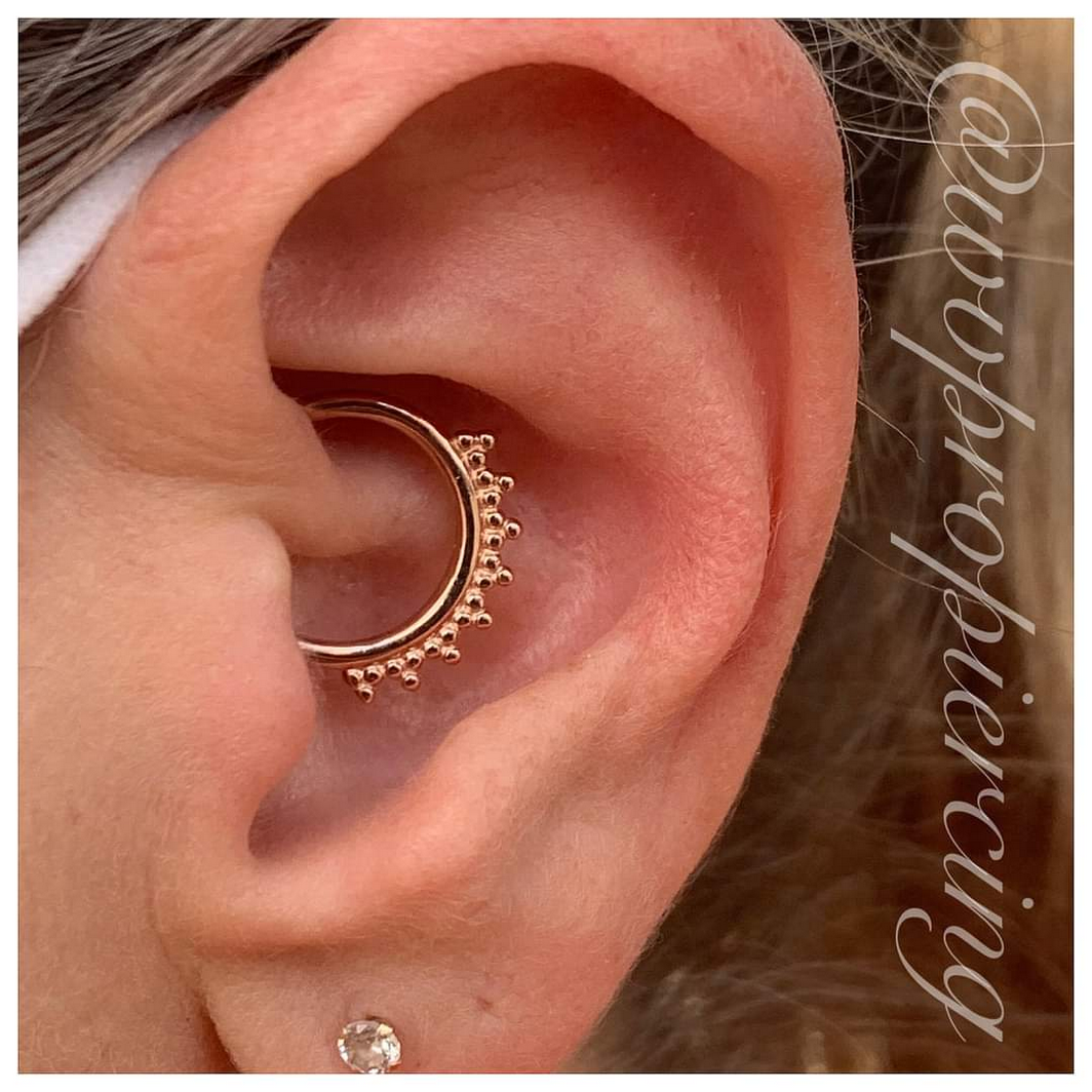 Gold Tri-Bead Clicker — Junipurr