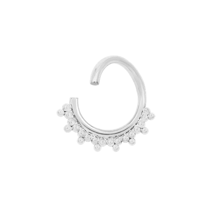 Gold Tri-Bead Seam Ring (Halo) from Junipurr