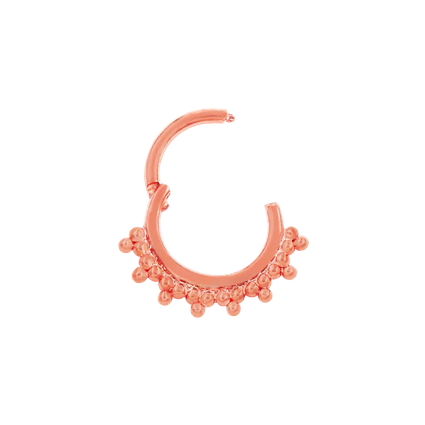 Gold Tri-Bead Clicker (Halo) — Junipurr