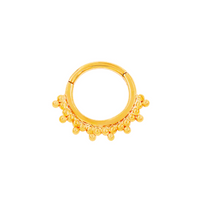 Gold Tri-Bead Clicker (Halo) — Junipurr