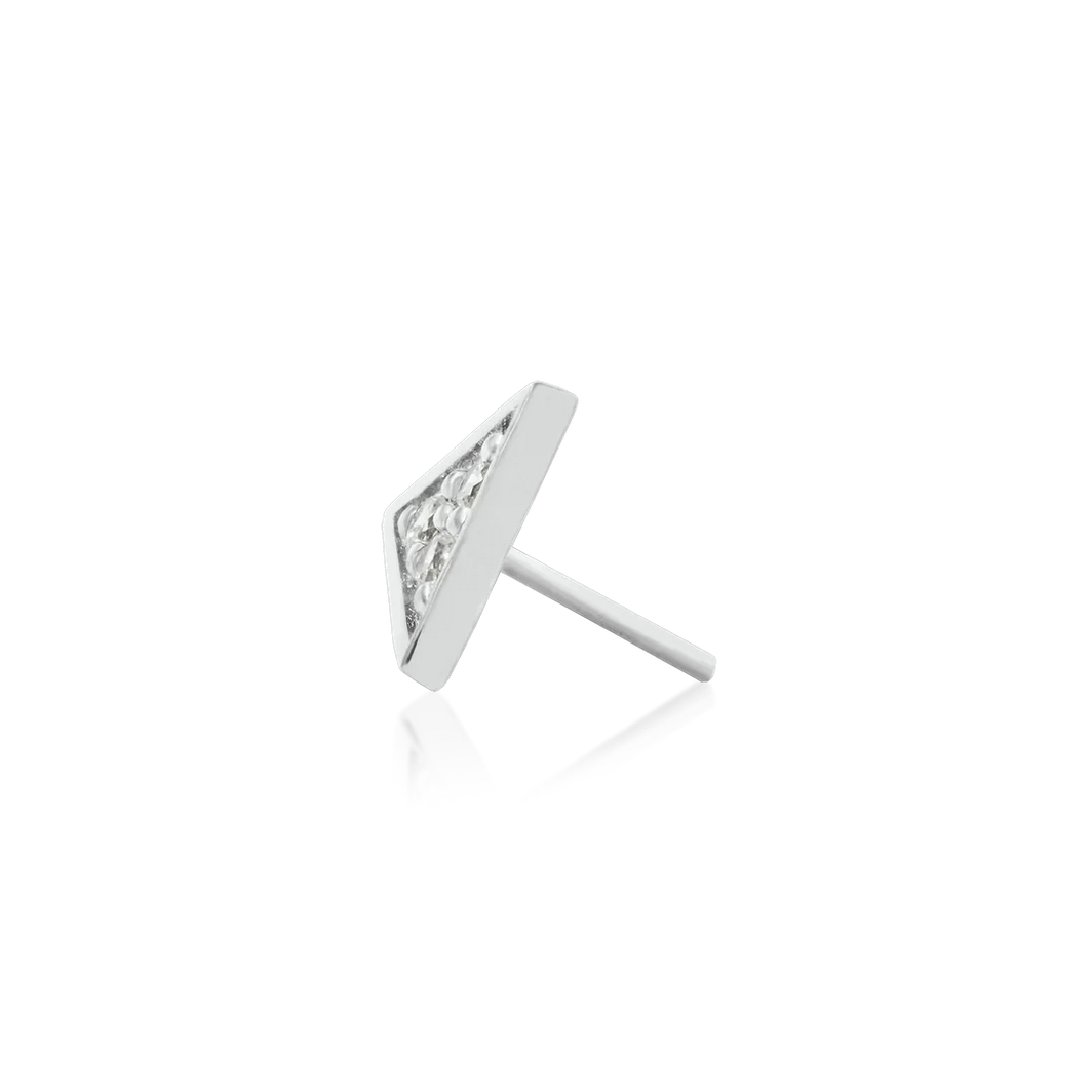 Gold Triangle with 3 CZ — Junipurr