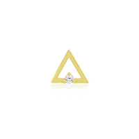 Gold Triangle with CZ from Junipurr