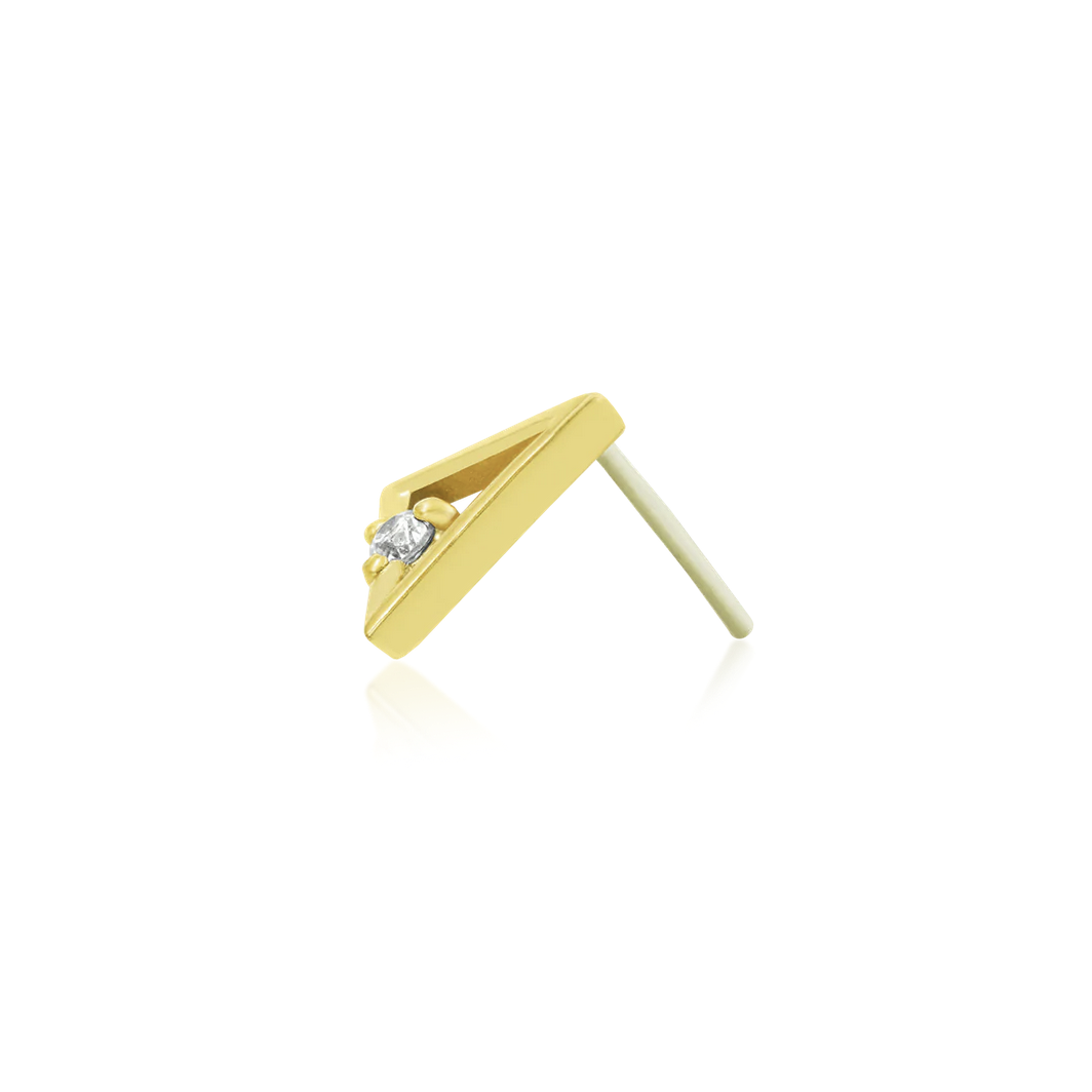 Gold Triangle with CZ from Junipurr