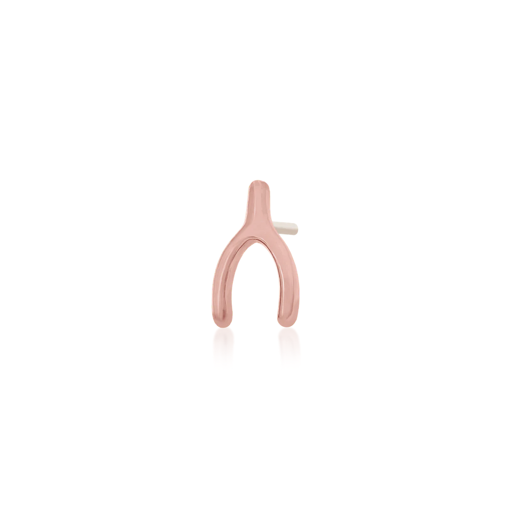 Gold Wishbone from Junipurr White and Rose Gold (Vault)