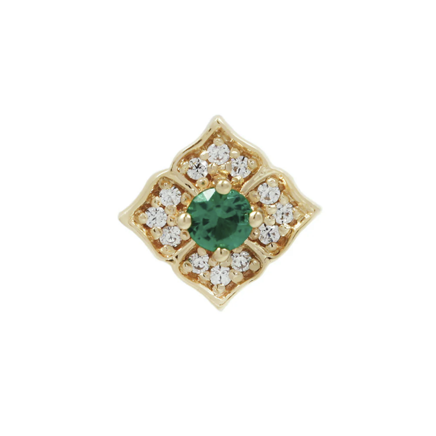 Grace with Green Spinel From Buddha