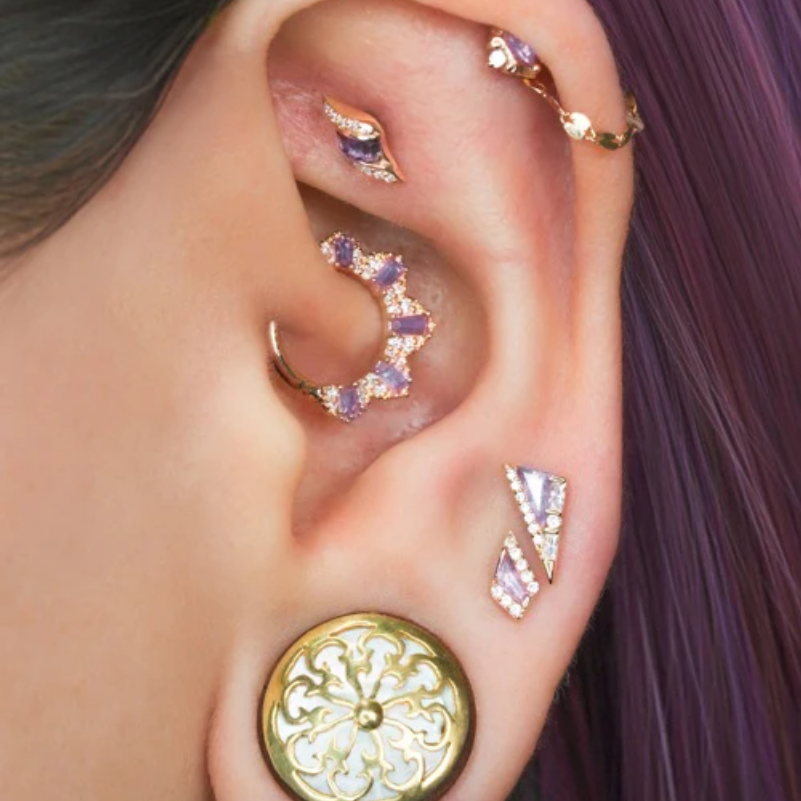 Gilty Pleasure with Amethyst and Diamond Clicker From Buddha