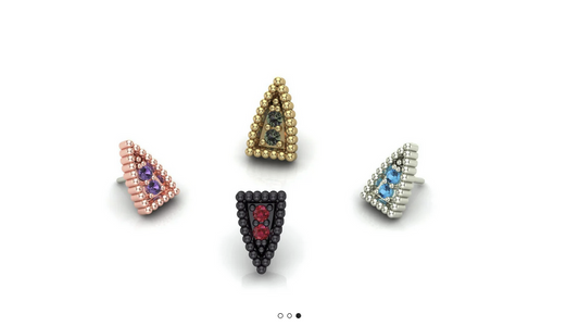 Half Navette Beads From Mushroom