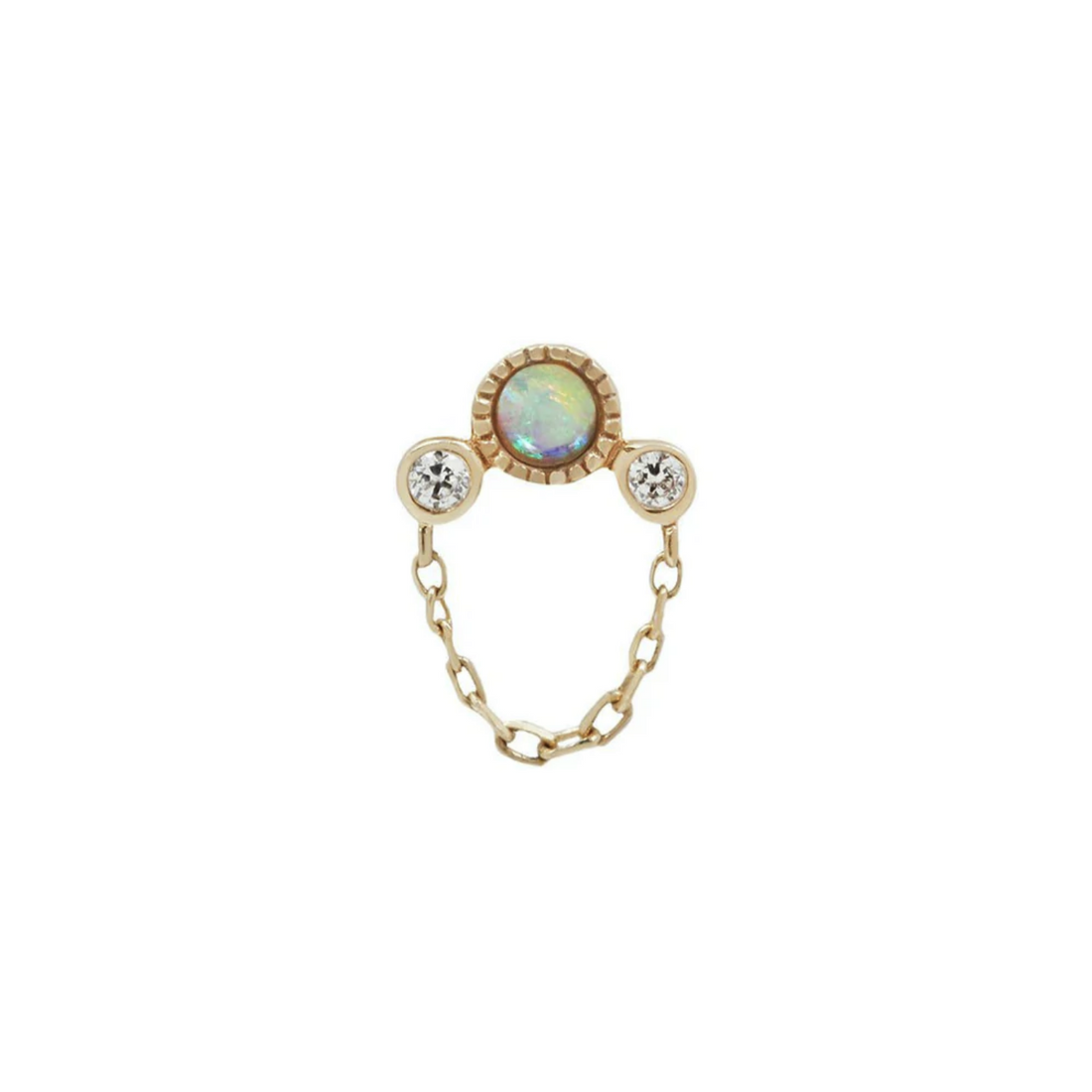 Halston Opal with CZ — Buddha