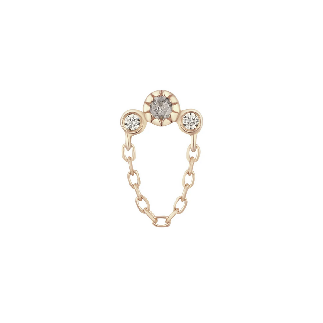 Halston with Grey Diamond and White Sapphire — Buddha