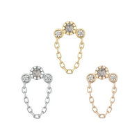 Halston with Grey Diamond and White Sapphire — Buddha