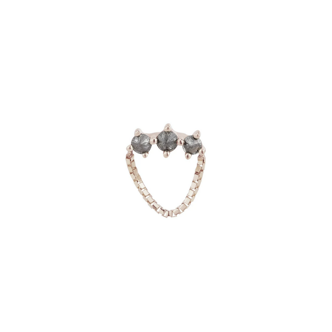 Halston with Reverse Set Grey Diamonds — Buddha