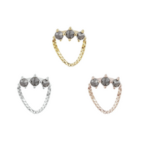 Halston with Reverse Set Grey Diamonds — Buddha