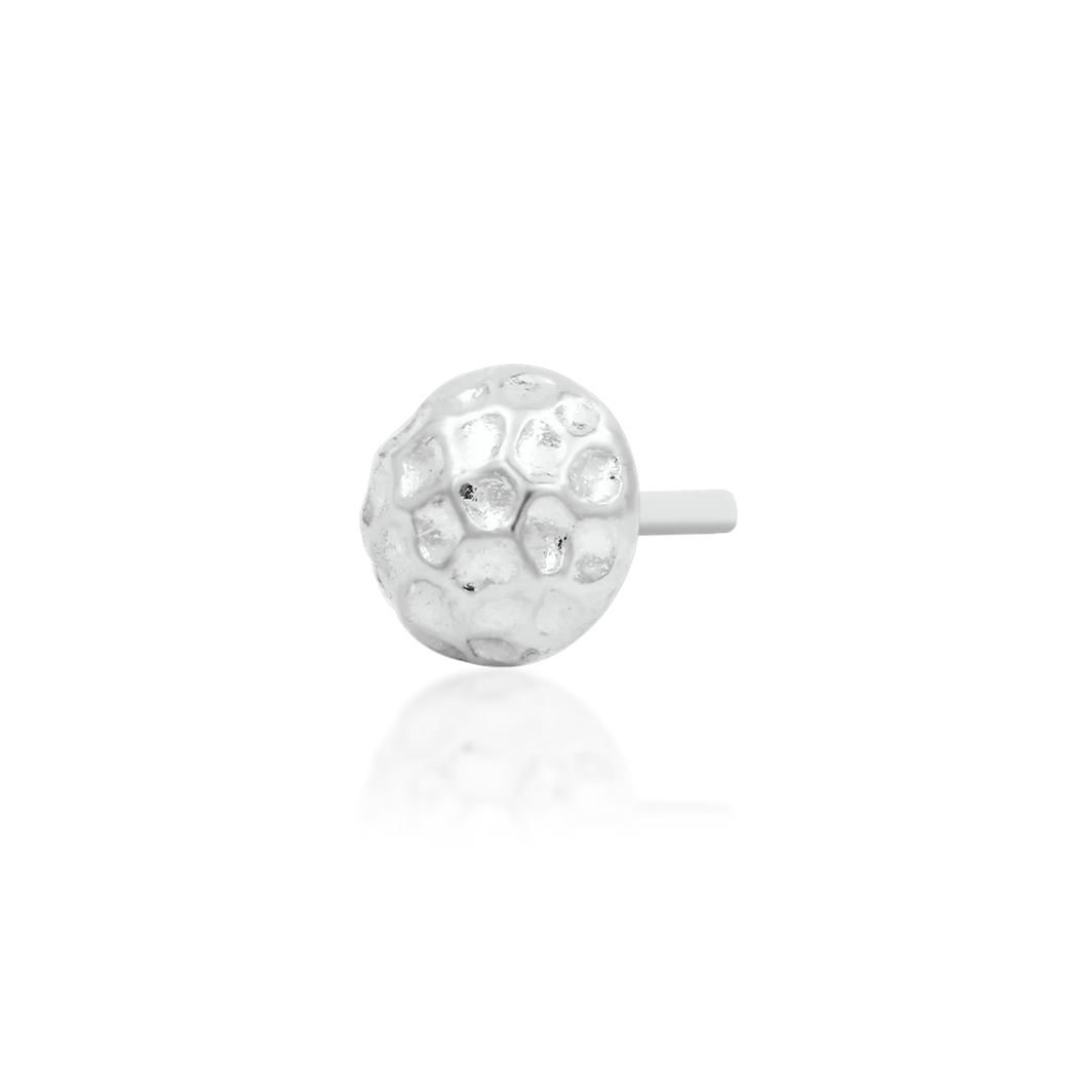 Hammered Dome from Junipurr White and Rose Gold (Vault)