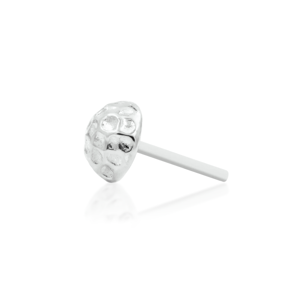 Hammered Dome from Junipurr White and Rose Gold (Vault)