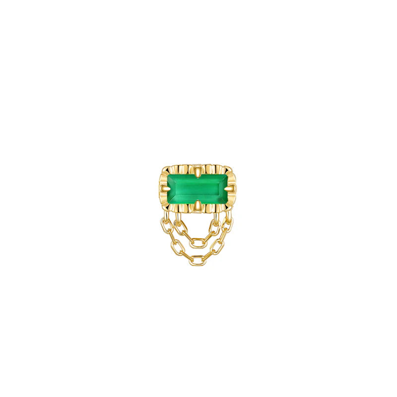 Hazel Fluted Edge Colored Gemstone from Modern Mood