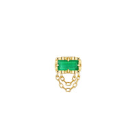 Hazel Fluted Edge Colored Gemstone — Modern Mood