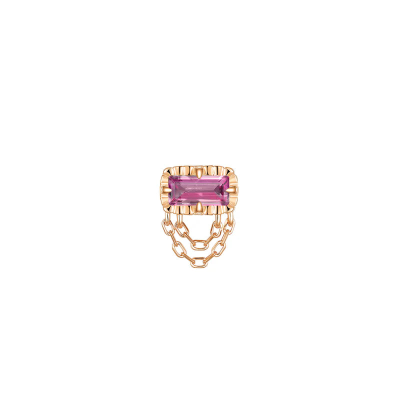 Hazel Fluted Edge Colored Gemstone — Modern Mood