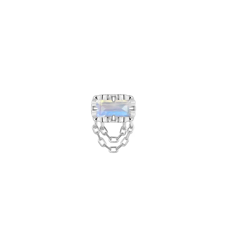 Hazel Fluted Edge Colored Gemstone — Modern Mood