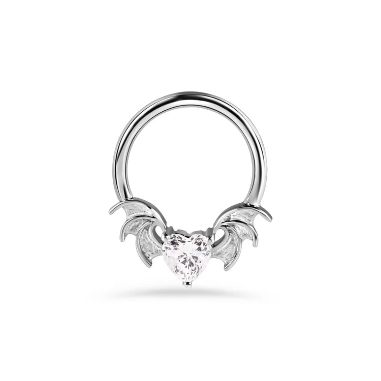 Heart Bat Seamless Ring from Norvoch