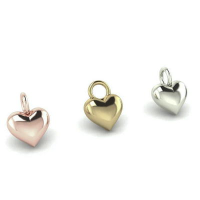 Heart Charm from Mushroom