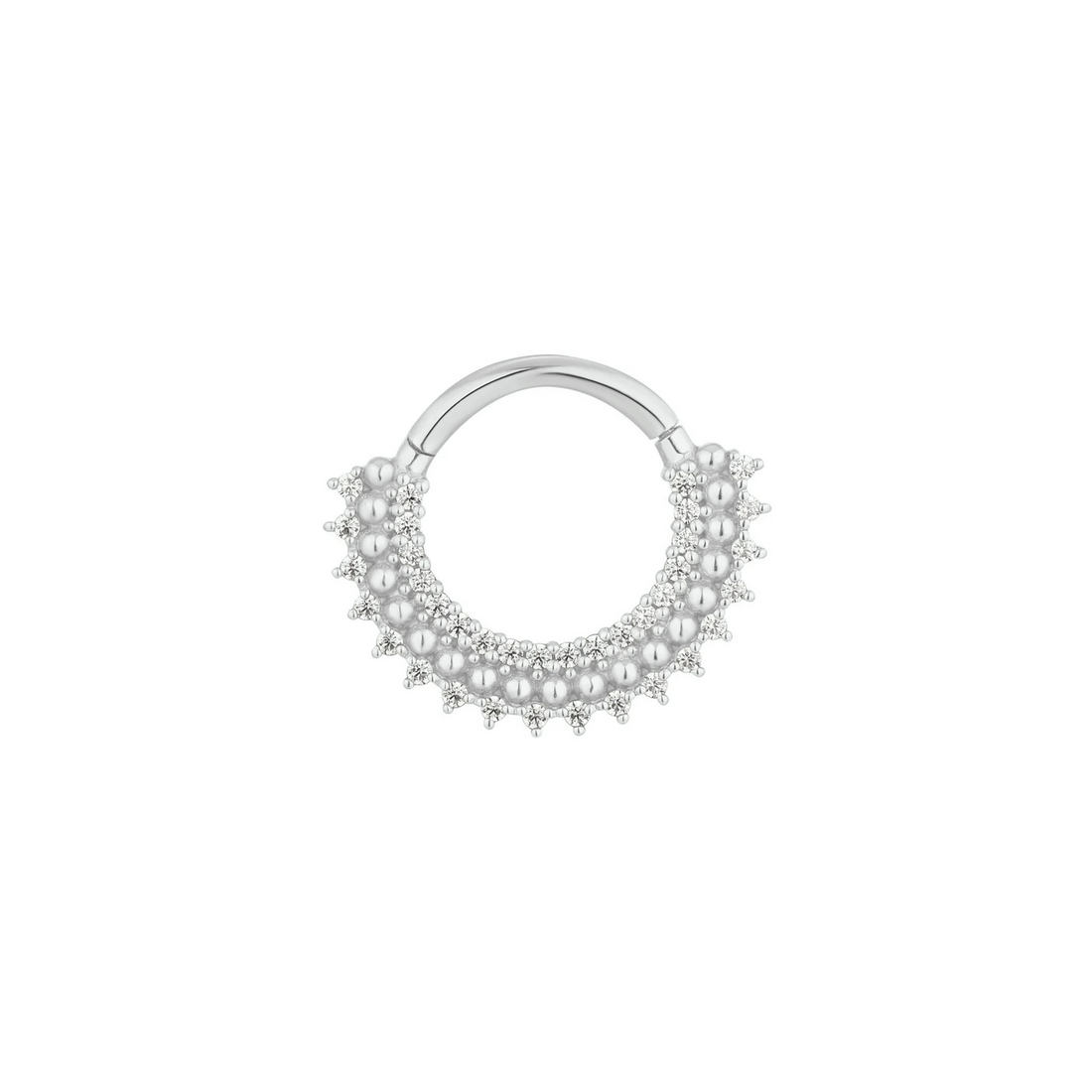 Heart of Gold Clicker with CZ — Buddha